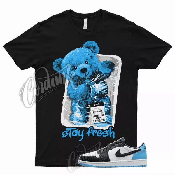 1OAK T Shirt for J1 1 Low Black Dark Powder Blue UNC University Low Mid High Jezsport.com