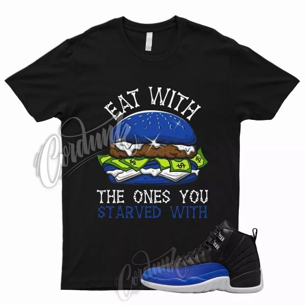 EAT T Shirt for J1 12 Hyper Royal WMNS Metallic Silver Game 5 Racer Blue 1 Jezsport.com