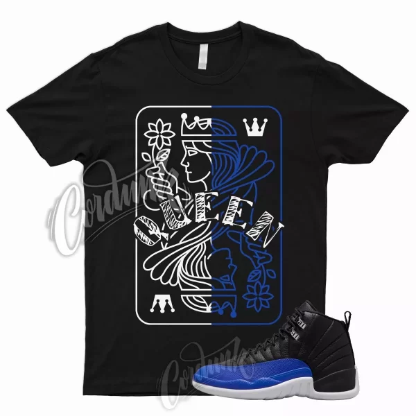 QUEEN T Shirt for J1 12 Hyper Royal WMNS Metallic Silver Game 5 Racer Blue 1 Jezsport.com