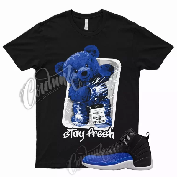 STAY T Shirt for J1 12 Hyper Royal WMNS Metallic Silver Game 5 Racer Blue 1 Jezsport.com