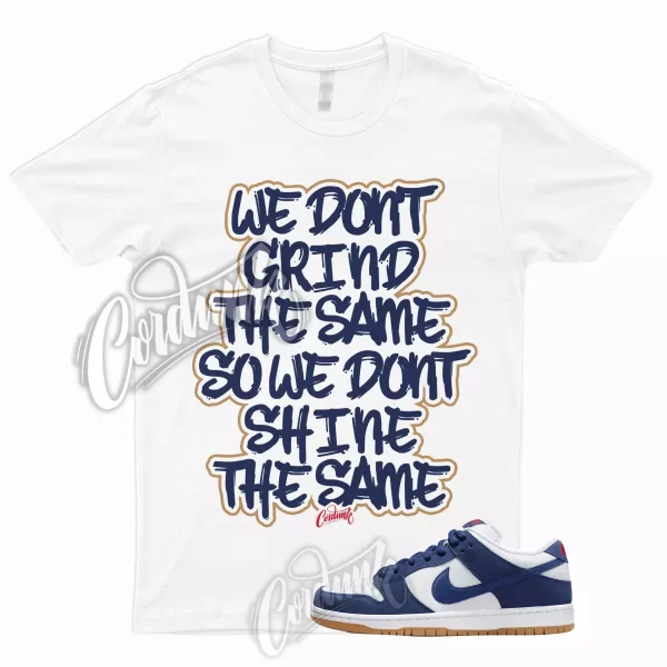 GRIND Shirt for Dunk Low LA Dodgers SB Deep Royal Blue Sport Red Gum Light Navy Jezsport.com