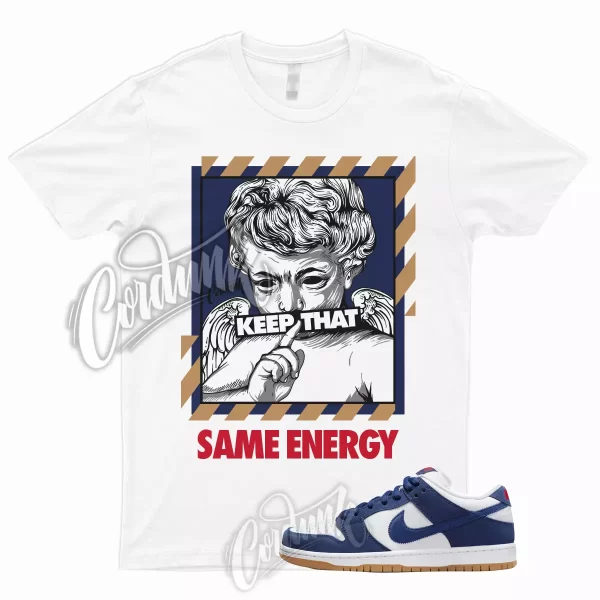 ENERGY Shirt for Dunk Low LA Dodgers SB Deep Royal Blue Sport Red Gum Light Navy Jezsport.com