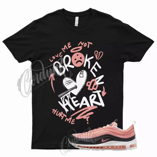 BROKEN T Shirt for Air Max 97 Pink Black 95 90 Salmon Salt Coral Madder Root 1 Jezsport.com