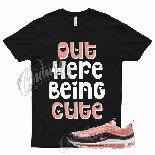 CUTE T Shirt for Air Max 97 Pink Black 95 90 Salmon Salt Coral Madder Root 1 Jezsport.com