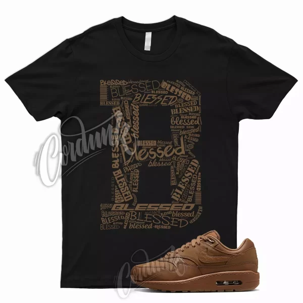 BLESSED T Shirt for Air Max 1 87 Ale Brown Gum Medium 90 95 97 Black White Jezsport.com