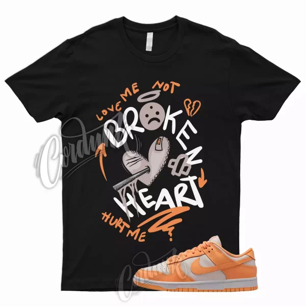 BROKEN T Shirt for Dunk Low Peach Cream White Creamsicle Orange WMNS Jezsport.com