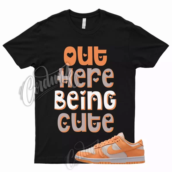 CUTE T Shirt for Dunk Low Peach Cream White Creamsicle Orange WMNS Jezsport.com