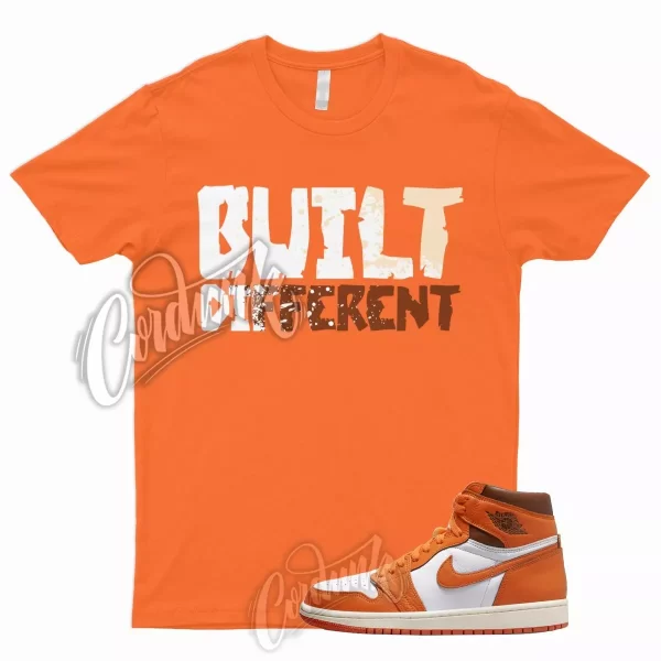 BUILT T Shirt for J1 1 High OG Starfish Cacao Orange Sail Star Fish Brown 4 Jezsport.com