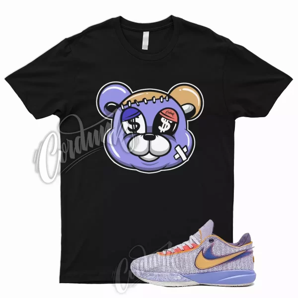 STITCH Shirt for LeBron 20 Violet Frost Metallic Gold Purple Pulse Time Machine Jezsport.com