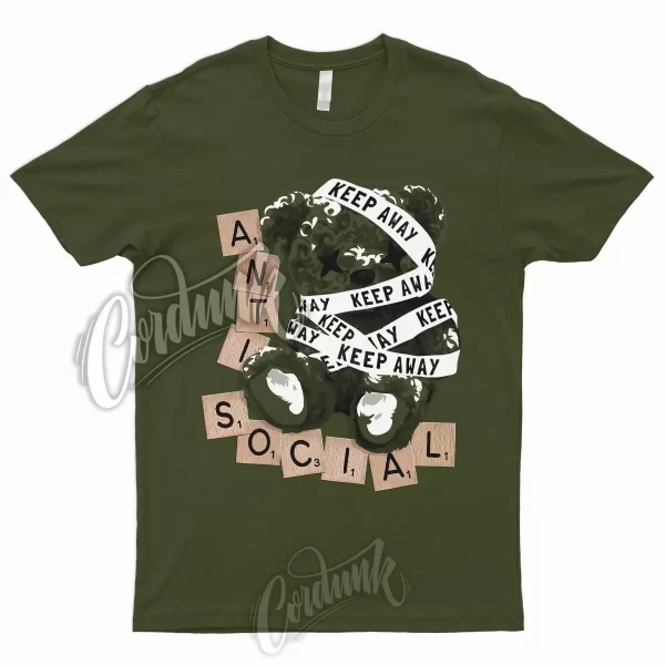 ANTI T Shirt for Air Force 1 Low Olive Suede Uptempo VaporMax Green Mid High Jezsport.com