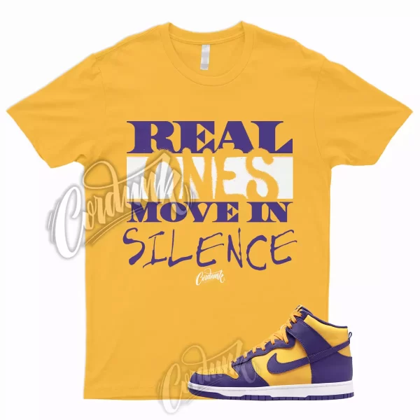 R1 T Shirt for Dunk High Purple Yellow Court Gold Home Team Away 95 Lebron 1 Jezsport.com