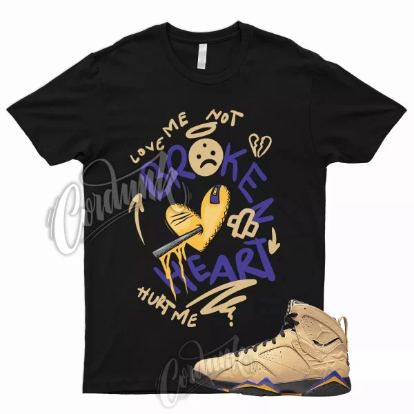 BROKEN T Shirt for J1 7 SE Afrobeats Vachetta Tan Black Taxi Dark Concord 1 Jezsport.com