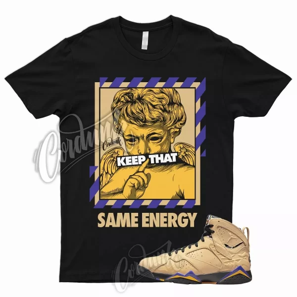 ENERGY T Shirt for J1 7 SE Afrobeats Vachetta Tan Black Taxi Dark Concord 1 Jezsport.com