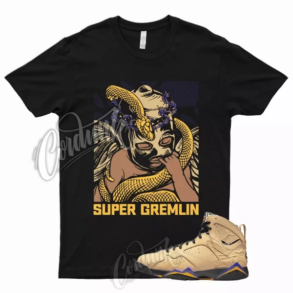 GREMLIN T Shirt for J1 7 SE Afrobeats Vachetta Tan Black Taxi Dark Concord 1 Jezsport.com