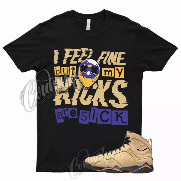 SICK T Shirt for J1 7 SE Afrobeats Vachetta Tan Black Taxi Dark Concord 1 Jezsport.com