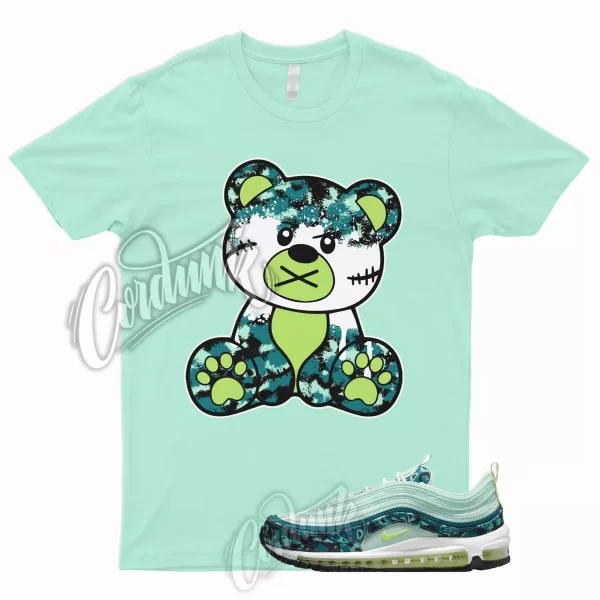 BEAR T Shirt Air Max 97 Green Camo Mint Foam Barely Volt Neon Lime Vapormax Plus Jezsport.com