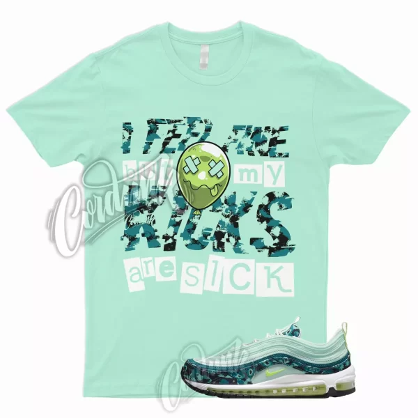 SICK T Shirt Air Max 97 Green Camo Mint Foam Barely Volt Neon Lime Vapormax Plus Jezsport.com