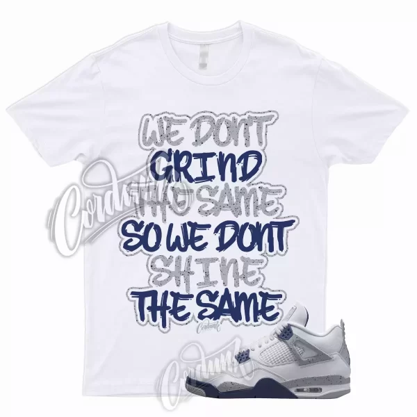 GRIND T Shirt for 4 Retro White Midnight Navy Georgetown Light Smoke Grey Red Jezsport.com