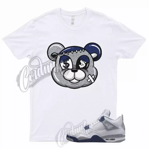 STITCH T Shirt for 4 Retro White Midnight Navy Georgetown Light Smoke Grey Red Jezsport.com