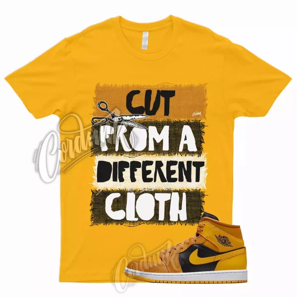 CUT T Shirt for J1 Mid Chutney Taxi Pollen OG High Low University Gold Yellow 1 Jezsport.com