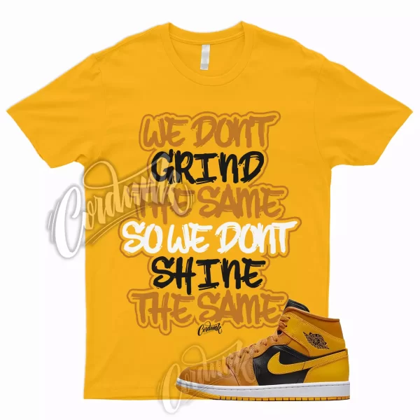 GRND T Shirt for J1 Mid Chutney Taxi Pollen OG High Low University Gold Yellow 1 Jezsport.com