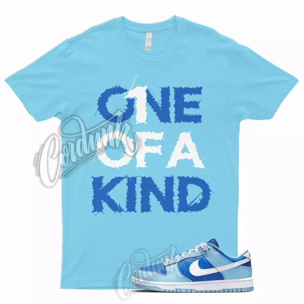 1OAK T Shirt for N Dunk Low Argon Blue Flash Marina Dutch UNC University 1 9 95 Jezsport.com