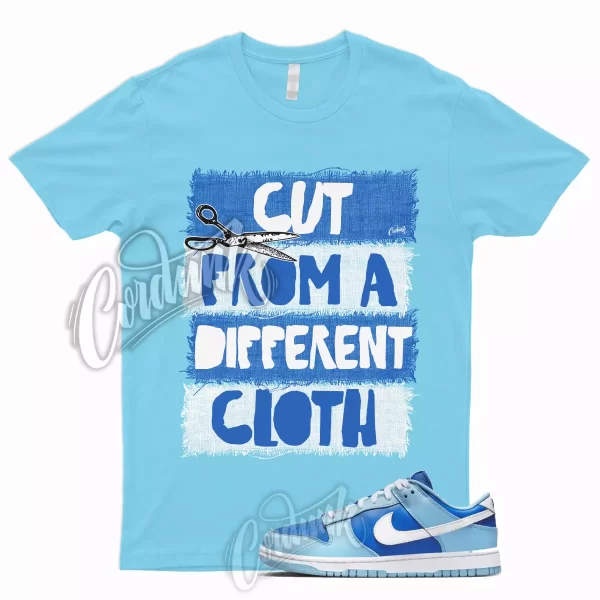 CUT T Shirt for N Dunk Low Argon Blue Flash Marina Dutch UNC University 1 9 95 Jezsport.com