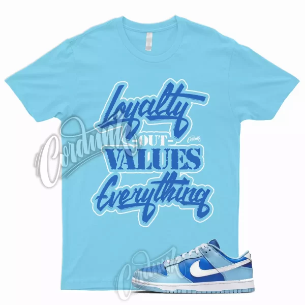 LYLTY Shirt for N Dunk Low Argon Blue Flash Marina Dutch UNC University 1 9 95 Jezsport.com