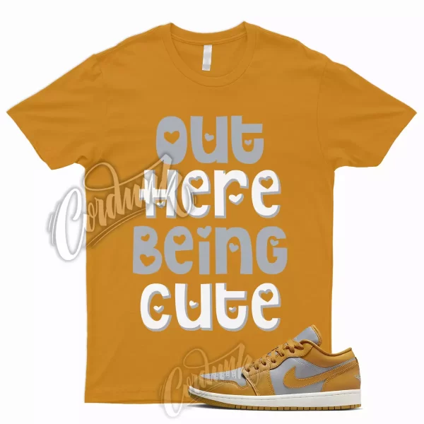 CUTE T Shirt for J1 1 Low Cement Grey Sail Chutney Ochre Gortex Light Curry Jezsport.com