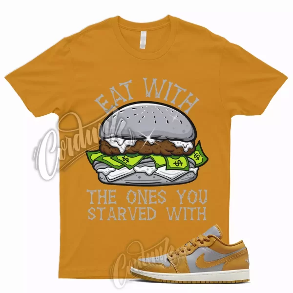 EAT T Shirt for J1 1 Low Cement Grey Sail Chutney Ochre Gortex Light Curry Jezsport.com