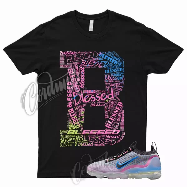 BLESSED Shirt for Air VaporMax 2021 FK Next Nature Pink Blast Photo Blue Volt 1 Jezsport.com