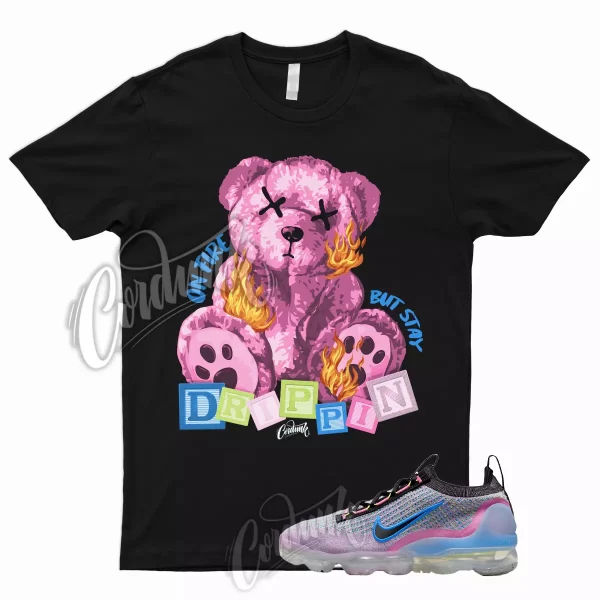 FIRE T Shirt for Air VaporMax 2021 FK Next Nature Pink Blast Photo Blue Volt 1 Jezsport.com