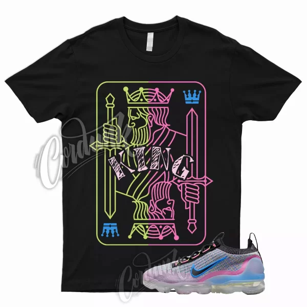 KING T Shirt for Air VaporMax 2021 FK Next Nature Pink Blast Photo Blue Volt 1 Jezsport.com