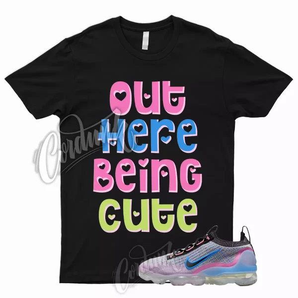 CUTE T Shirt for Air VaporMax 2021 FK Next Nature Pink Blast Photo Blue Volt 1 Jezsport.com