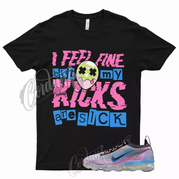 SICK V2 Shirt for Air VaporMax 2021 FK Next Nature Pink Blast Photo Blue Volt 1 Jezsport.com