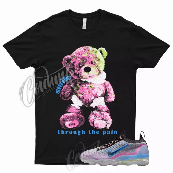 SMILE T Shirt for Air VaporMax 2021 FK Next Nature Pink Blast Photo Blue Volt 1 Jezsport.com