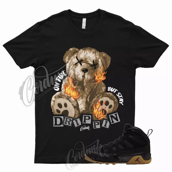 FIRE T Shirt for 9 Boot NRG Black Gum Brown Wheat Tan Natural High Mid Low 1 J1 Jezsport.com