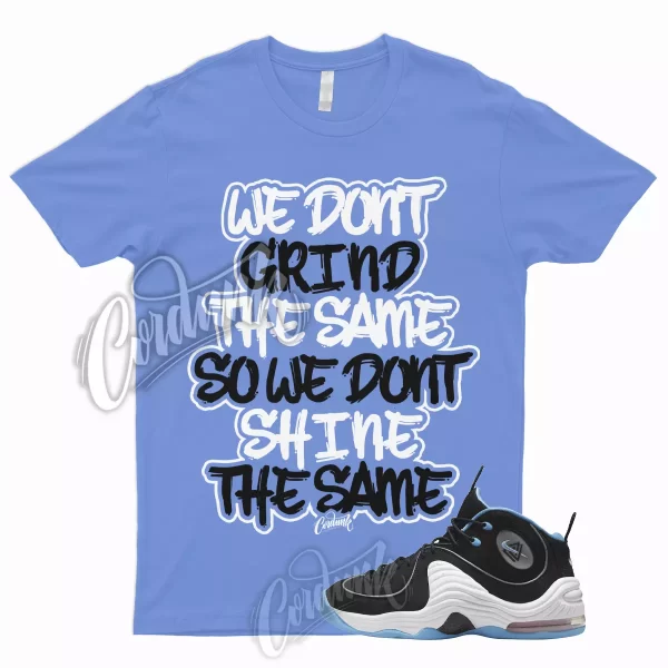 GRIND T Shirt for Air Penny 2 Black University Blue UNC Ice Blue Carolina Powder Jezsport.com