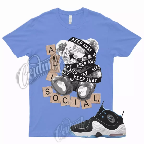 ANTI Shirt for Air Penny 2 Black University Blue UNC Ice Blue Carolina Powder 6 Jezsport.com