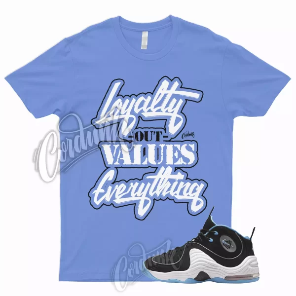 LYLTY T Shirt for Air Penny 2 Black University Blue UNC Ice Blue Carolina Powder Jezsport.com