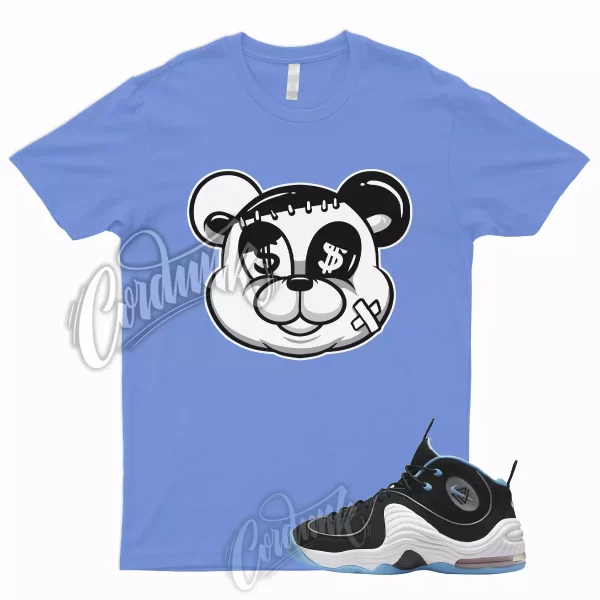 STITCH Shirt for Air Penny 2 Black University Blue UNC Ice Blue Carolina Powder Jezsport.com