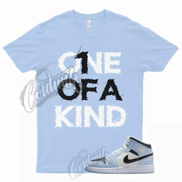 1OAK T Shirt for 1 Mid GS Ice Blue UNC Powder Light Black Sail White University Jezsport.com