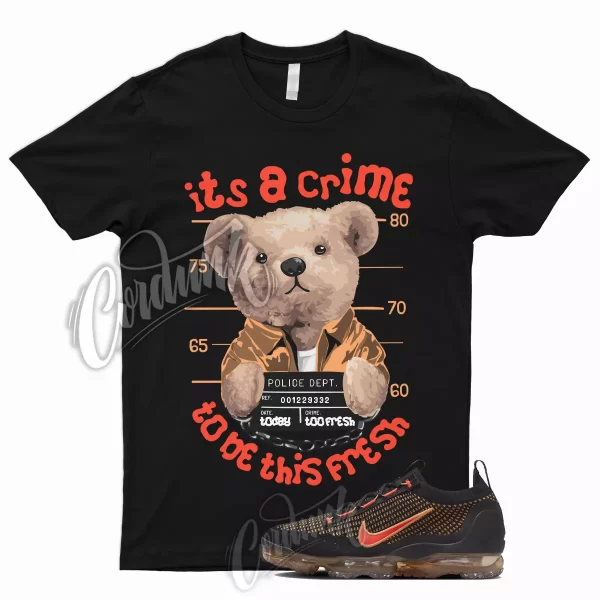 CRIME Shirt for Vapormax 2021 Flyknit Orange Trance Bright Crimson Black Sunset Jezsport.com