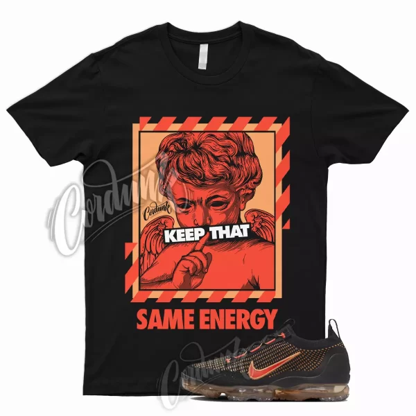 ENERGY Shirt for Vapormax 2021 Flyknit Orange Trance Bright Crimson Black Sunset Jezsport.com