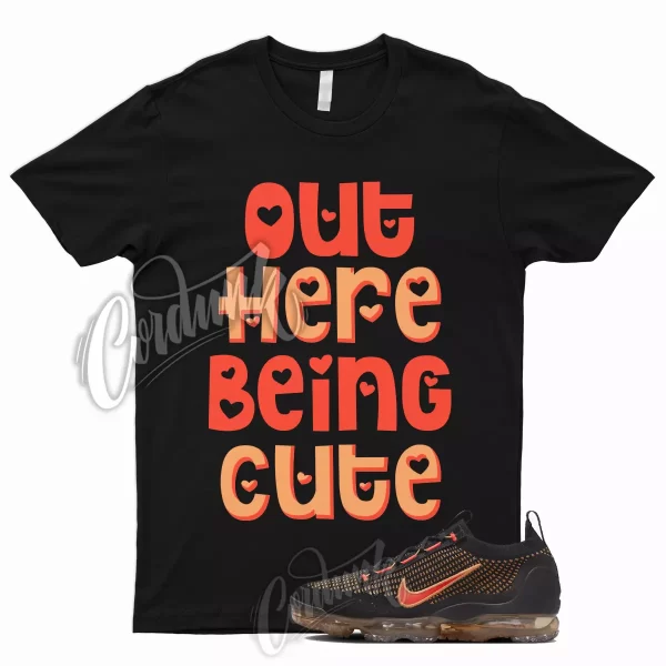 OHBC T Shirt for Vapormax 2021 Flyknit Orange Trance Bright Crimson Black Sunset Jezsport.com