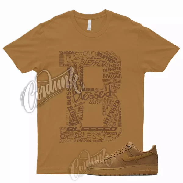 BLESS Shirt for Air Force 1 07 WB Flax Gum Brown Wheat Griffey Boot Uptempo 9 6 Jezsport.com