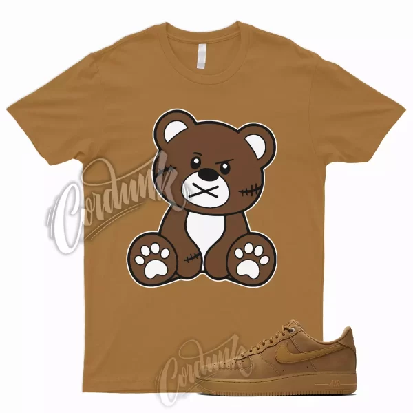 BEAR T Shirt for Air Force 1 07 WB Flax Gum Brown Wheat Griffey Boot Uptempo 9 6 Jezsport.com