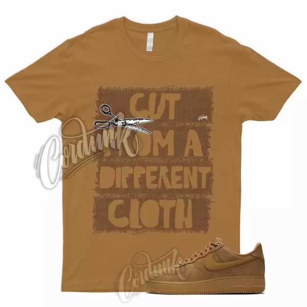 CUT T Shirt for Air Force 1 07 WB Flax Gum Brown Wheat Griffey Boot Uptempo 9 6 Jezsport.com