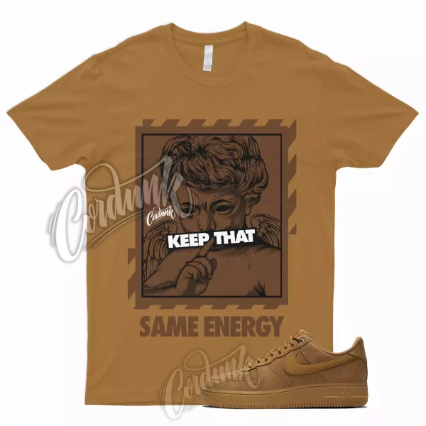 ENERGY Shirt for Air Force 1 07 WB Flax Gum Brown Wheat Griffey Boot Uptempo 9 6 Jezsport.com