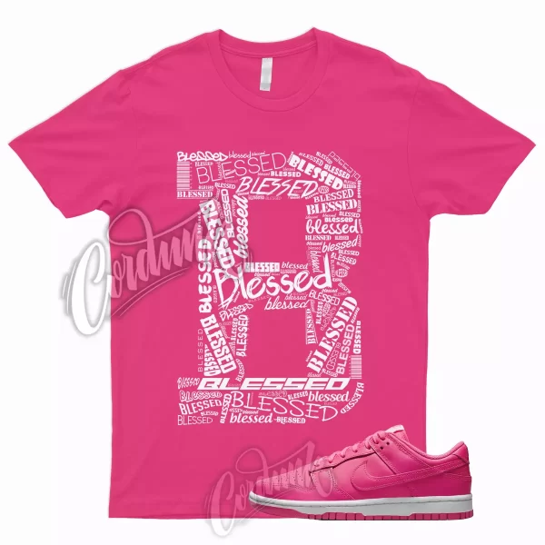 BLESS Shirt for Dunk Low Hyper Pink Hot Triple Prime Valentines Day Soft Foam 1 Jezsport.com